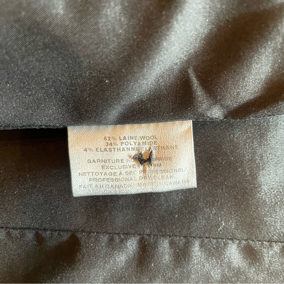 Judith & Charles Virgin Wool Blend Blazer Charcoal Gray Lined Jacket Size 6 - Picture 7 of 7